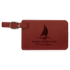 Customizable Laser Engraved Leatherette Luggage Tag