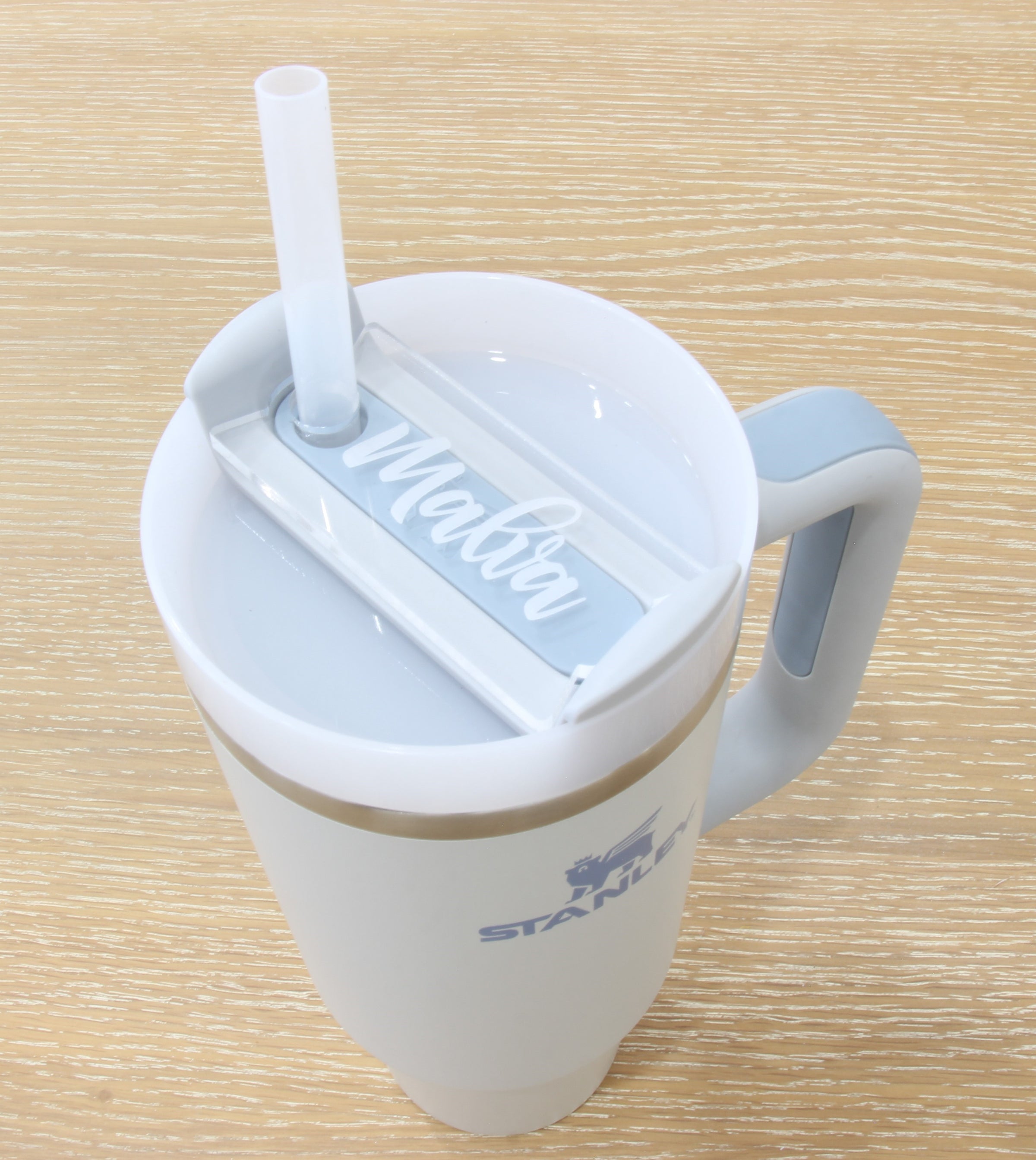 Personalized clear acrylic Nametag for Quencher Flowstate H2.0 Tumbler – The Iconic USA