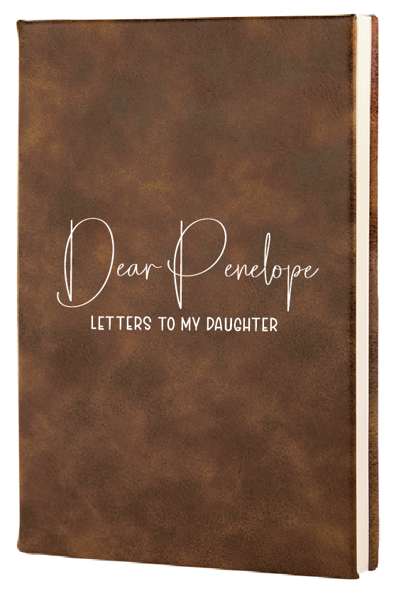 Personalized Letters to My Daughter Lined Hardcover Notebook