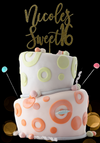 Custom 'Sweet 16' Acrylic Cake Topper - Personalized Birthday Decor