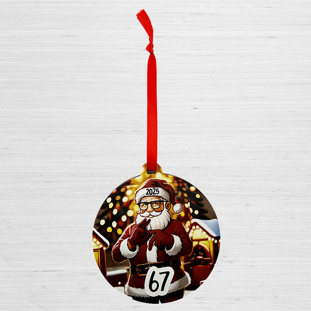 Funny 6 7 Ornament | Meme Ornament Gift for Kids