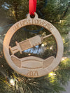 Our Second Pandemic Year 2021 Vaccine Laser Cut Wooden Ornament