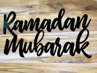 Ramadan Mubarak Laser Cut Acrylic Sign