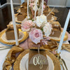Personalized Laser Cut Custom Acrylic Name Placecard